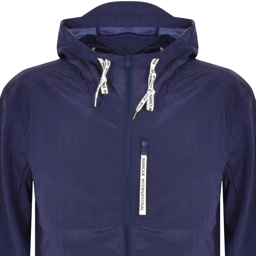 Barbour international blue jacket outlet